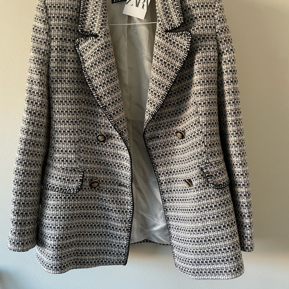 Zara tweed blazer
